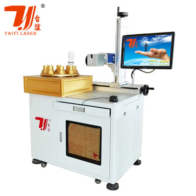 Automatische 8 Post Roterende Geleide Bol Logo Printing Laser Marking Machine van 20W 30W 50W 100W