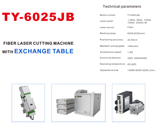 Krachtige volledig gesloten CNC-vezellasersnijmachine Cypcut Hypcut Beckhoff