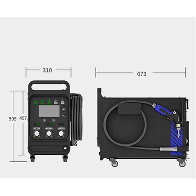 2024 Draagbare Mini Air Cooling 1500W Handheld Laser Welding Machine Met Draad Sending Machine