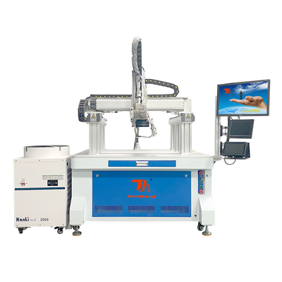 Automatische Lithium Prismatische Batterij Pack Lasersweismachine Met Portier