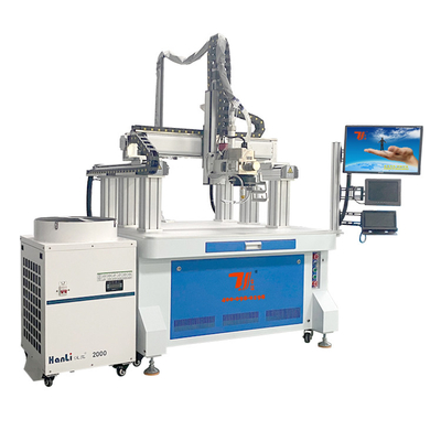 Automatische Lithium Prismatische Batterij Pack Lasersweismachine Met Portier