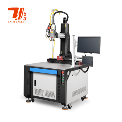 Canton Fair Triangle Valve Automatische Vezel Laser Lasmachine 2000W