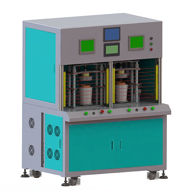 Dubbele station roestvrij staal ketel bodem ketel spout automatische vezel laser lassen machine met Raytools HZG hoofd