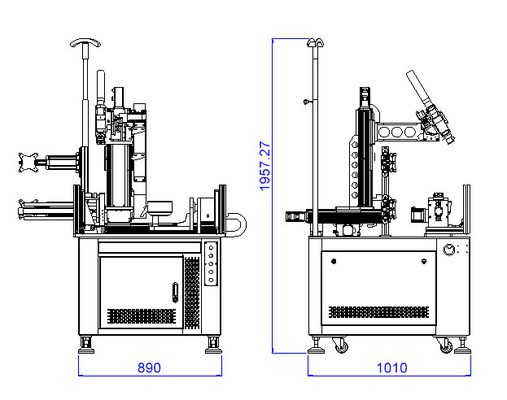 2000W ketel automatische vezellasersweismachine voor spuit lassen