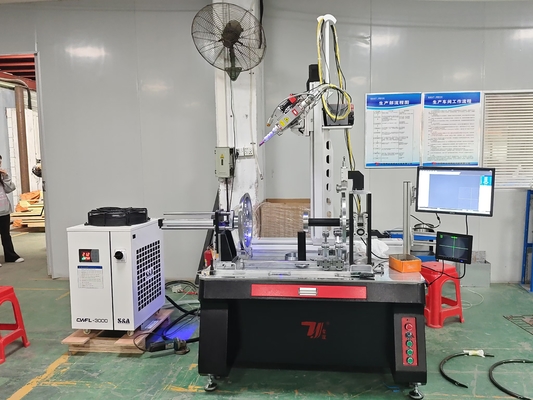 2000W Kettle Automatic Fiber Laser Welding Machine voor Army Kettle Waterfles
