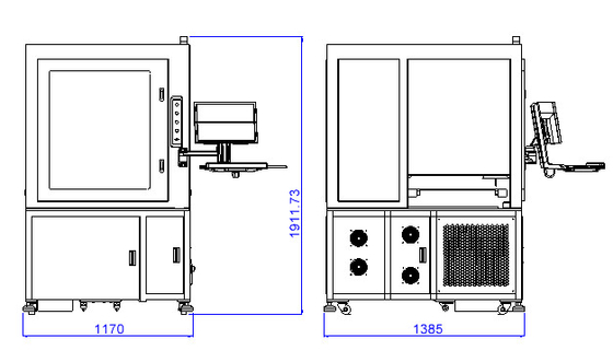 Aangepaste PCB FPC -printplaat QR Code Laser Marking Machine