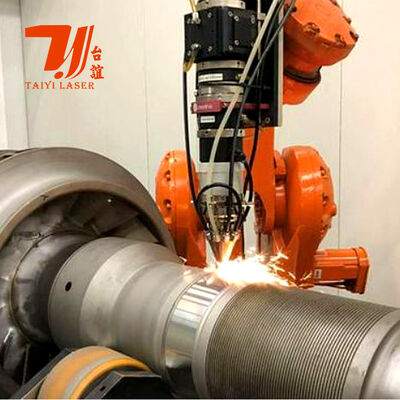 6000W robotlaserbekledingsmachine voor hydraulische staven, olieveldbuizen en herbouw van cilindrische componenten