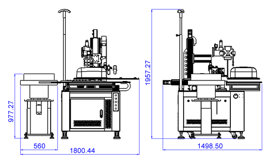 2kw gootklem fiber automatische lasermachine 2000W