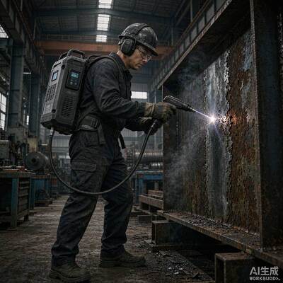 500W Multi-mode Bagage Laserreinigingsmachine Trolley Type Puls Laser Roestverwijderingsapparatuur