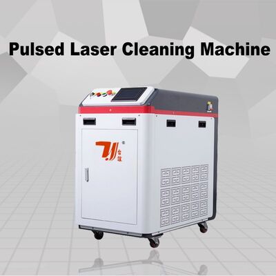 300W Luchtgekoelde Mini Kabinet Laserreinigingsmachine Mobiele Pulslaser Roestverwijderaar