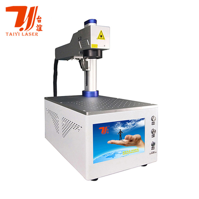 Canton Fair Promotie Mini Draagbare 20W 30W Raycus Fiber Laser Marker