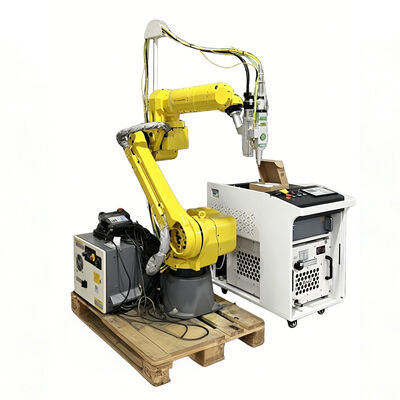 FANUC 6-assige robotarm Automatische 3D-fiberlasersnijmachine voor roestvrijstalen lampenkap 3D-werkstuk