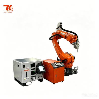 4000W IPG robotlaserlassysteem met KUKA KR35-robot voor het lassen van 3D-complexe metalen onderdelen