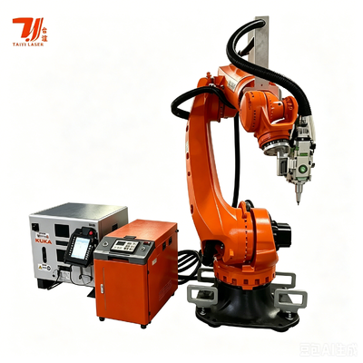 3D-robotlaserlasmachine met KUKA KR35-robot en 4000W IPG-laser voor auto-chassisonderdelen