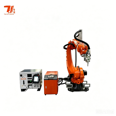 4000W uiterst nauwkeurige IPG-robotlaserlasser met KUKA KR35-robot voor de automobiel- en zware industrie U
