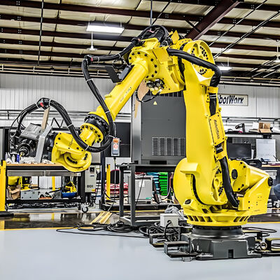 Turnkey FANUC Robot Laser Cutting System with Water Cooling, Safety Enclosure,for Metal Sheet Tube 3D Processing