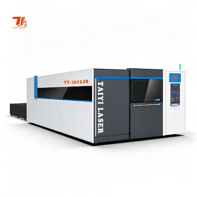 TY-3015JB 6000W Plate Steel Full Protect Cover Metal Cut IPG Raycus Fiber Laser Snijmachine