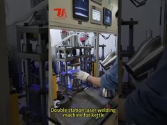 Roestvrij staal ketel theepot tumbler dubbele station automatische vezel laser lassen machine