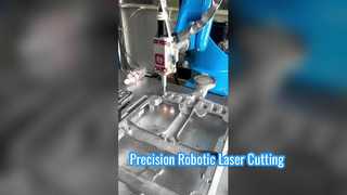 CNC-robotlasersnijmachine voor het spuitgieten van aluminium – 6-assig nauwkeurig trimmen en ontbramen S